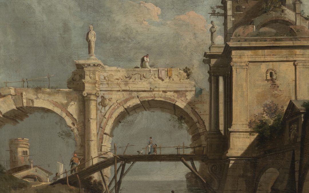 Ecole VENITIENNE du XIXe siècle, suiveur de Giovanni Antonio CANAL dit le CANALETTO